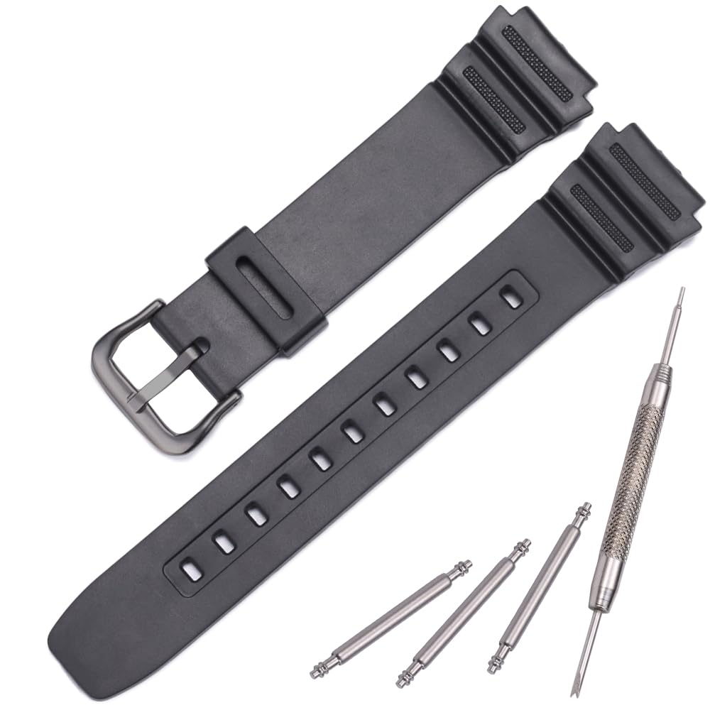 CASIO AE-1200WH カスタム　替えバンド付き Amazon.com: 18mm Nylon strap Compatible with Casio AE1200WH